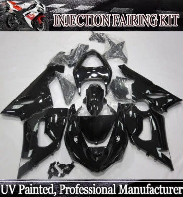 Kit de carenado negro brillante para KAWASAKI NINJA ZX6R ZX-6R 636 2005 2006 ABS BodyWork Foto 1 de 4