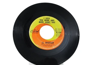 45 RECORD - AL MARTINO - I'M LIVING MY HEAVEN WITH YOU - Picture 1 of 1