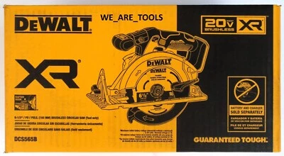 Dewalt DCS565B 20 Volt MAX 6-1/2" Brushless Cordless Circular Saw 20V XR - Image 1 of 3