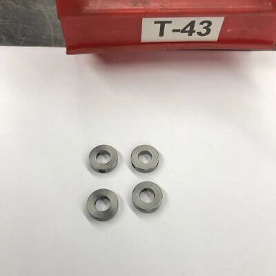 4x Abstandsstück Distanz Innen Ø 6 mm, Außen: 12 mm, H: 3,2 mm (T-43) - Bild 1 von 4