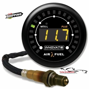 Genuine Innovate Motorsports MTX-L Plus Wideband Air Fuel Gauge #3918 LSU 4.9 - Picture 1 of 3