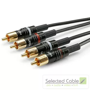 9m RCA cable long robust SOMMER CABLE Basic+ OFC Class 6 HICON | HBP-C2-0900 - Picture 1 of 4