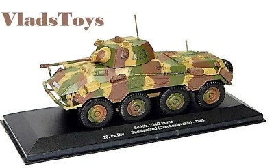 Eaglemoss 1:43 Bussing-NAG Sd.Kfz. 234/2 Puma 20.PzDiv Czechoslovakia 1945 EM006 - Image 1 of 2