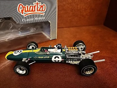 QUARTZO A MODEL Q9002 LOTUS 49 DUTCH G.P. 67 GRAHAM HILL 1:18 SCALE - Image 1 of 4