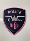Breast Cancer Awareness Waco Police State Texas TX Pink patch