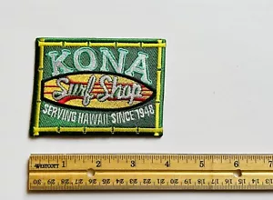 Hawaii Kona Surf Shop Bügelbild Patch Serving Hawaii Since 1948 - Bild 1 von 4