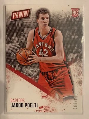 Jakob Poeltl RC 2016-17 Panini Day /699 Raptors - Image 1 of 2