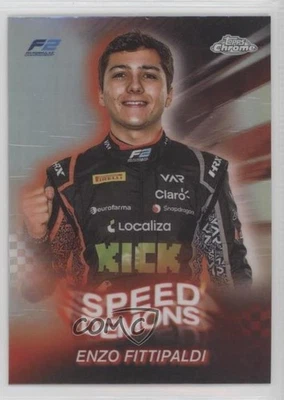 2024 Topps Chrome Formula 1 Speed Demons Enzo Fittipaldi #SD-23 - Image 1 of 2
