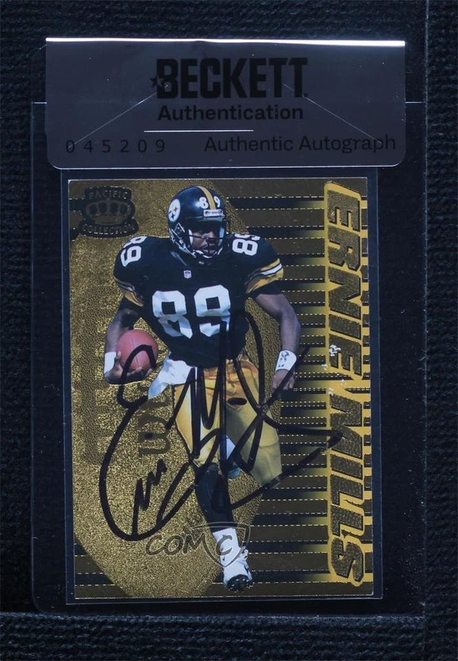 BAS 1996 Pacific Dynagon Ernie Mills #P-114 Seal of Authenticity Auto - Image 1 of 2