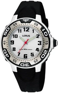 Lorus Unisex Watch with White Dial and Black Strap RG237GX9 - Imagen 1 de 1