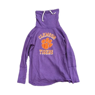 Clemson Tigers Purple Hoodie Women’s XL - Image 1 of 4