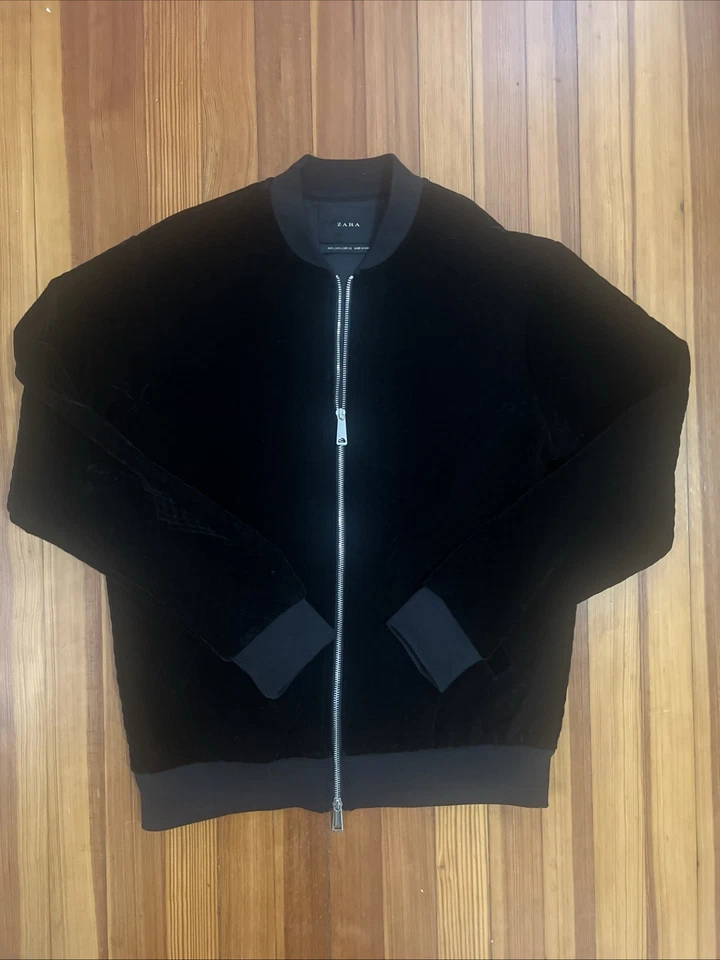 Chaqueta bomber de gamuza Zara talla M Foto 1 de 4