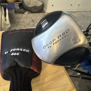 Wilson DEEP RED 10.5 TI Forged Driver Fatshaft .480 Reg Flex Wilson 45” - Picture 1 of 12