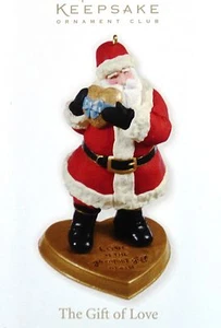 2011 HALLMARK - EL REGALO DEL AMOR - ADORNO DEL CLUB DE RECUERDO - COMO NUEVO EN CAJA - Imagen 1 de 2