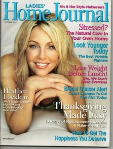 Ladies Home Journal Magazine November 2004 Heather Locklear Thanksgiving - Picture 1 of 4