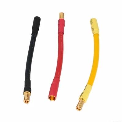 5.5mm Plug to 5.5mm Jack Bullets BLDC Motor ESC Adapter 10# 10cm Extension Cable - Image 1 of 2