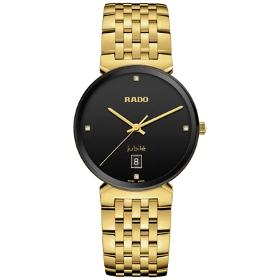 Rado Florence Classic Diamonds Stainless Steel Black Dial Men's Watch R48914703 - Image 1 of 4