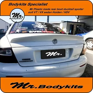 Plastic Rear Boot Ducktail Spoiler Wing For Holden VT VX Calais/Berlina/509 - Picture 1 of 12