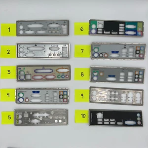 Motherboard IO Shield E/A Backplate für ATX Hüllen wählen Sie eine - Bild 1 von 12