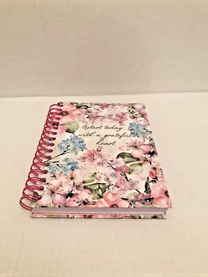 Start Today With A Grateful Heart Christian Hardback Journal Pink Floral - Image 1 of 4