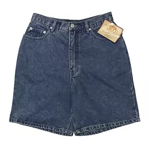 Vintage Y2K Route 66 Denim Jeans Mom Shorts Damen 9/10 (26x7) Grunge Boho Neu mit Etikett - Bild 1 von 8