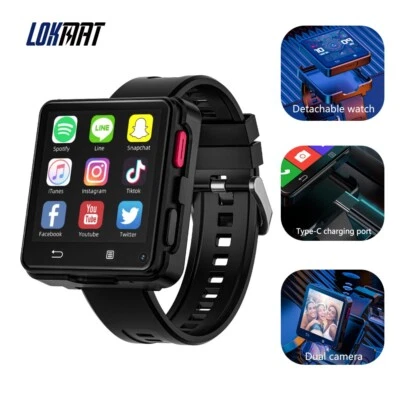 2,64" 4G Smartwatch LOKMAT APPLLP 2 Max Dual Kamera 4GB+64GB Android 11 1200mAh - Bild 1 von 4