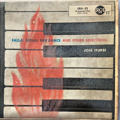 JOSE ITURBI: Debussy / Beethoven / de Falla (EP RCA ERA-33 Mono / NM) - Bild 1 von 3