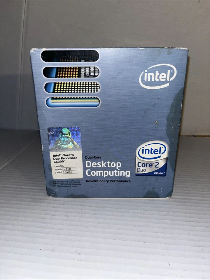 INTEL CORE 2 DUO E6300 1.86 GHZ 2 MB 1066 MHZ PROCESSOR LGA775 - Image 1 of 4