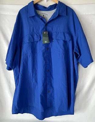 G.H Bass & Co. 2X Large Big & Tall Fishing Shirt Blue Breathable - Image 1 of 4