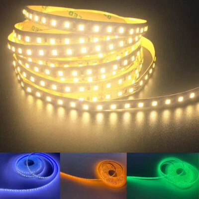 16FT Super Bright 2835 600 LED Strip Light Flexible Waterproof 12V 8mm Tape Lamp - Image 1 of 4