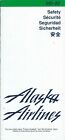 Safety Card - Alaska - Md-80 - Green Edge - 1991 (S4303)