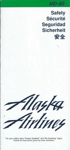 Tarjeta de seguridad - Alaska - MD-80 - Green Edge - 1991 (S4303) - Imagen 1 de 1