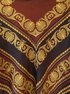 Neu ohne Etikett Berkshire Schal Halstuch Gesichtsmaske architektonisch mehrfarbig Druck 34" Quadrat Italien - Bild 1 von 6