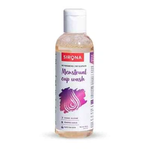 Sirona Natural Menstrual Cup Wash for Women - 100 ml with Rose Fragrance - Picture 1 of 3