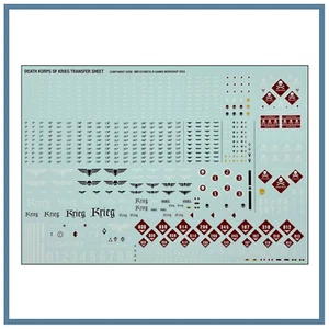 Astra Militarum: Death Korps Of Krieg Transfer Sheet 2024 - Warhammer 40K - Bild 1 von 1