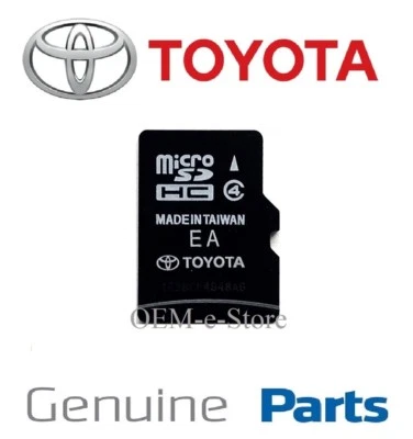 2014 2015 Toyota Sienna Van GPS Navigation Micro SD Card U.S Canada Map Genuine - Image 1 of 3