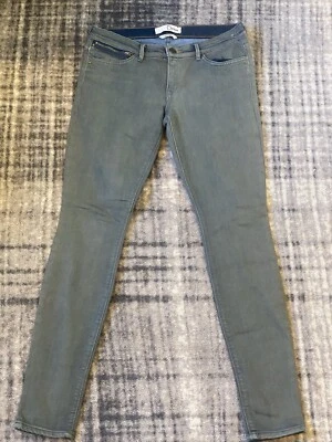 Pantalones de mezclilla para mujer Dittos gris tiro bajo elásticos talla 29 Foto 1 de 4