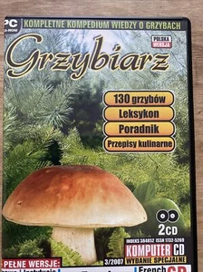 Grzybiarz PC CD-ROM Polish Version Polski Język Grzyby Leksykon Windows Mushroom - Afbeelding 1 van 8