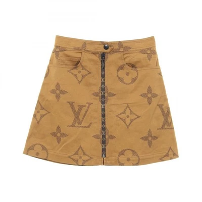 Minifalda Louis Vuitton Monograma Gigante Reverso #36 RW191B NYC FGJU77 Algodón LV Foto 1 de 4