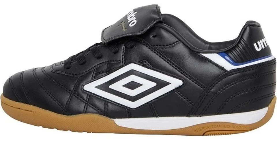 Umbro Speciali Liga IC Fußballschuhe Kinder schwarz weiß blau - Bild 1 von 1
