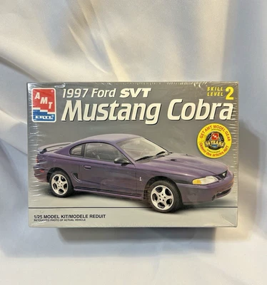 AMT FORD 1997 SVT MUSTANG COBRA model car kit #8231 NEW IN FACTORY SEALED BOX - Image 1 of 4