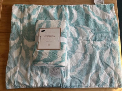 "2 fundas estándar acolchadas Pottery Barn Teen Under The Sea nuevas con etiquetas, sin usar, 20"" x 26""" Foto 1 de 4