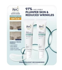 2 set Roc Hydrate Plump Moisturizer SPF 30, 2.5 fl oz - Picture 1 of 7