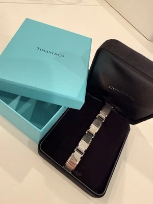 Tiffany & Co. Sterling Silver Men’s Bracelet - Metropolis Link 8 inch - Image 1 of 4
