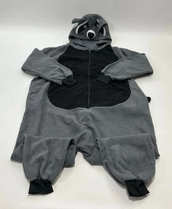 Mapache Unisex Gris Felpa Polar Disfraz Mono Acogedor, Talla M - Imagen 1 de 5