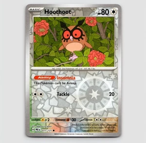 Hoothoot (Reverse) - 077/131 - Common NM SV: Prismatic Evolutions Single - Picture 1 of 2