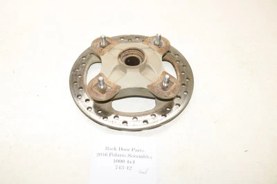 Polaris Scrambler Xp 1000 2016 4x4 rueda trasera buje derecho o izquierdo rotor de freno Foto 1 de 4