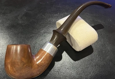 VTG Unsmoked Jumbo WDC Wellington Bent Briar Smoking Pipe Estate Pipe 9.5” Italy - Image 1 of 4