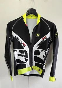 Giordana Men's Forma Carbon Jersey Cycling Bike Black Long Sleeve Top Size L - Picture 1 of 6