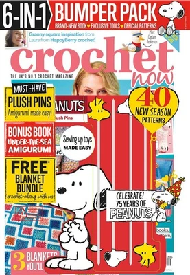 CROCHET NOW 杂志 | ISSUE 120 英国 2025 | 免费绒布针 | 密封 — 第 1/3 张图片